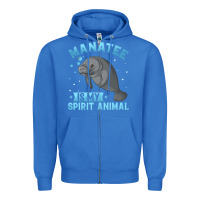True Royal manatee gifts Zipper Hoodie - PixelWave