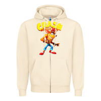 Sandshell crash bandicoot Zipper Hoodie - PixelWave