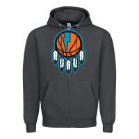 Smoke OKC Thunder Dreamcatcher 1 Zipper Hoodie - PixelWave
