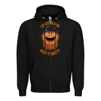 Black chaos reigns keep it gritty Zipper Hoodie - PixelWave