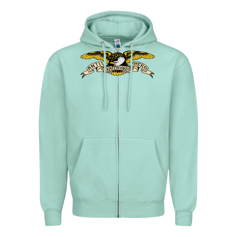 Anti Hero Skateboards Zipper Hoodie by PixelWave | Teevron