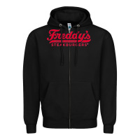 Black freddy's frozen custard & steakburgers Zipper Hoodie - PixelWave