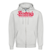 Dove Grey freddy's frozen custard & steakburgers Zipper Hoodie - PixelWave