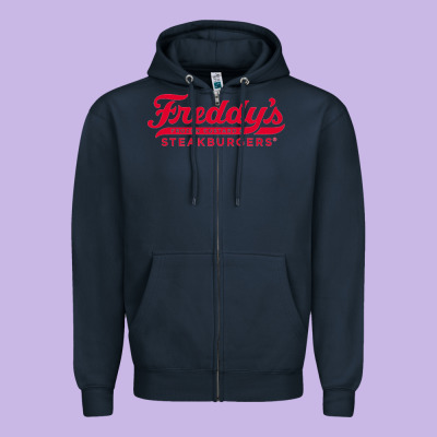 Freddy's Frozen Custard & Steakburgers Zipper Hoodie Designed By Pixelwave