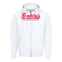 White freddy's frozen custard & steakburgers Zipper Hoodie - PixelWave
