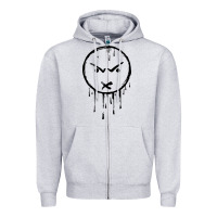 Heather Grey legion of skanks Zipper Hoodie - PixelWave