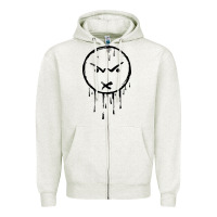 Oatmeal Heather legion of skanks Zipper Hoodie - PixelWave
