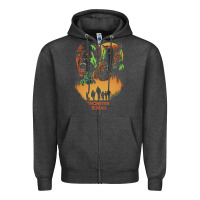 Charcoal Heather The Monster Squad Zipper Hoodie - PixelWave