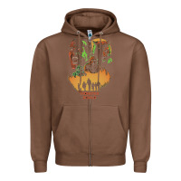 Chestnut The Monster Squad Zipper Hoodie - PixelWave