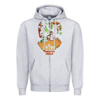 Heather Grey The Monster Squad Zipper Hoodie - PixelWave