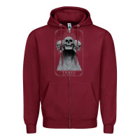 Burgundy hunt showdown anniversary three of skulls black t shirt Zipper Hoodie - PixelWave