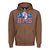 Chestnut blue mountain state Zipper Hoodie - PixelWave