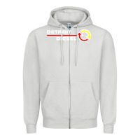 Dove Grey Detroit Diesel Zipper Hoodie - PixelWave