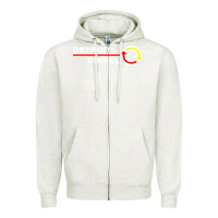 Oatmeal Heather Detroit Diesel Zipper Hoodie - PixelWave