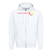 White Detroit Diesel Zipper Hoodie - PixelWave
