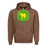 Chestnut Juan Deere Farmer Gardener Landscaper Funny Zipper Hoodie - PixelWave