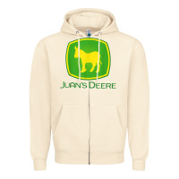 Sandshell Juan Deere Farmer Gardener Landscaper Funny Zipper Hoodie - PixelWave