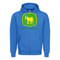 True Royal Juan Deere Farmer Gardener Landscaper Funny Zipper Hoodie - PixelWave