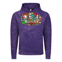 Cloud Purple baseball grandma Vintage Hoodie - CowhideDigitalArt