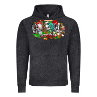 Vintage Black baseball grandma Vintage Hoodie - CowhideDigitalArt