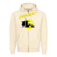 Sandshell baywatch lifeguard tower sunset   baywatch Zipper Hoodie - PixelWave
