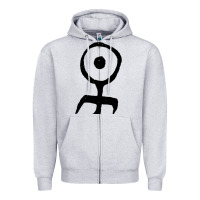 Heather Grey Einsturzende Neubauten Zipper Hoodie - PixelWave