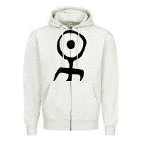 Oatmeal Heather Einsturzende Neubauten Zipper Hoodie - PixelWave
