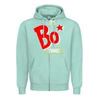 Seafoam it's bo time Zipper Hoodie - PixelWave