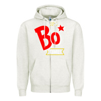 Oatmeal Heather it's bo time Zipper Hoodie - PixelWave