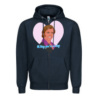 Navy sexy rexy Zipper Hoodie - PixelWave