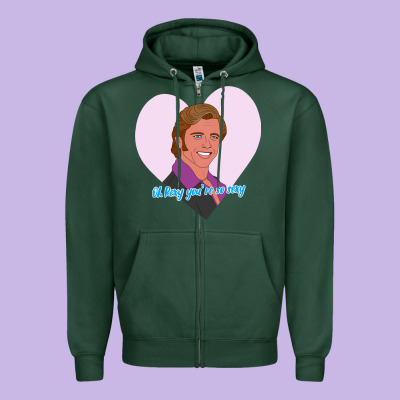 Sexy Rexy Zipper Hoodie Designed By Pixelwave