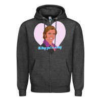 Charcoal Heather sexy rexy Zipper Hoodie - PixelWave