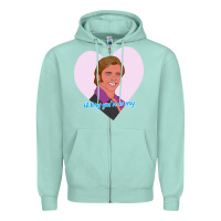 Seafoam sexy rexy Zipper Hoodie - PixelWave