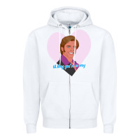 White sexy rexy Zipper Hoodie - PixelWave