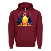 Burgundy Head Hunters Herbie Hancock Unisex Zipper Hoodie - PixelWave