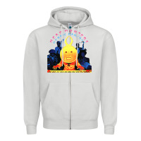 Dove Grey Head Hunters Herbie Hancock Unisex Zipper Hoodie - PixelWave