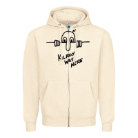 Sandshell Kilroy was here (on RedBubble) gift Zipper Hoodie - PixelWave