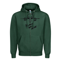 Sports Green Kilroy was here (on RedBubble) gift Zipper Hoodie - PixelWave