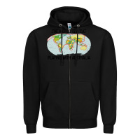 Black the world is a cat playing with australia 2020 shirt Zipper Hoodie - PixelWave