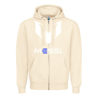 Sandshell messi Zipper Hoodie - PixelWave