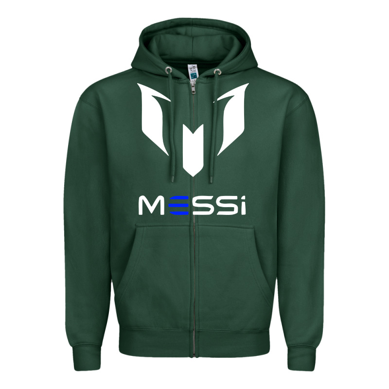 Messi Zipper Hoodie by PixelWave | Teevron