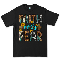 Black faith over fear Premium Tee - OliviaCreatesArt