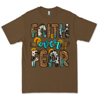 Cacao faith over fear Premium Tee - OliviaCreatesArt