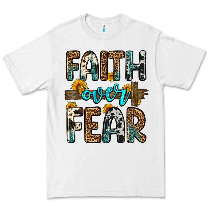 Faith Over Fear Premium Tee by OliviaCreatesArt | Teevron