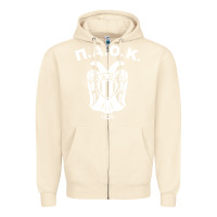 Sandshell paok merch Zipper Hoodie - PixelWave
