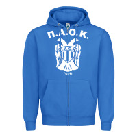True Royal paok merch Zipper Hoodie - PixelWave
