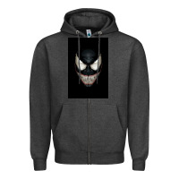 Charcoal Heather The venom Zipper Hoodie - PixelWave