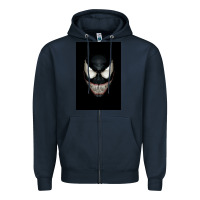 Navy The venom Zipper Hoodie - PixelWave
