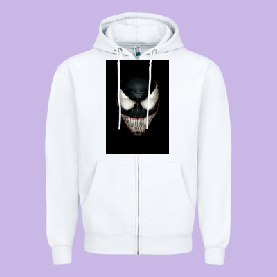 The Venom Zipper Hoodie Designed By Pixelwave