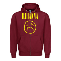 Grunge Rihanna Zipper Hoodie | Teevron
